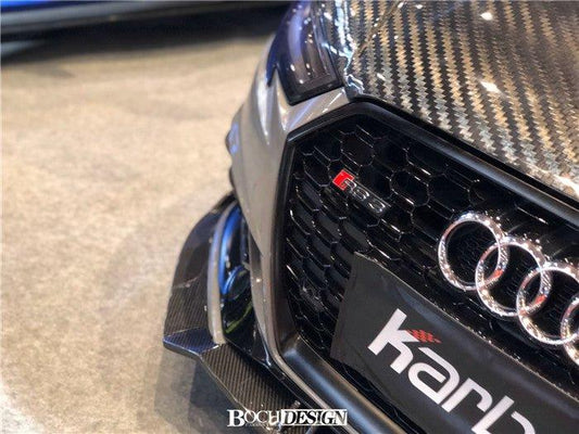 Karbel Carbon Dry Carbon Fiber Double-sided Hood Bonnet Ver.2 for Audi A3 & A3 S Line & S3 & RS3 2014-2020 - Performance SpeedShop