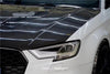 Karbel Carbon Dry Carbon Fiber Double-sided Hood Bonnet Ver.2 for Audi A3 & A3 S Line & S3 & RS3 2014-2020 - Performance SpeedShop