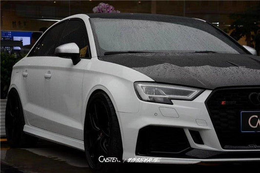 Karbel Carbon Dry Carbon Fiber Double-sided Hood Bonnet Ver.2 for Audi A3 & A3 S Line & S3 & RS3 2014-2020 - Performance SpeedShop