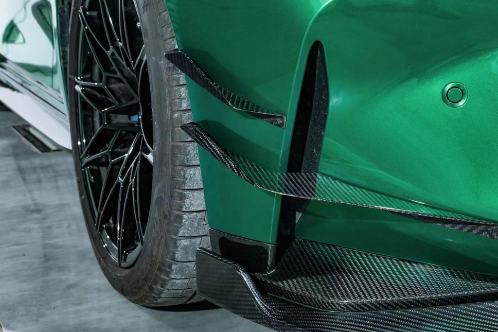 Karbel Carbon Dry Carbon Fiber Front Bumper Canards For BMW M3 G80 M4 G82 G83 2021-ON - Performance SpeedShop