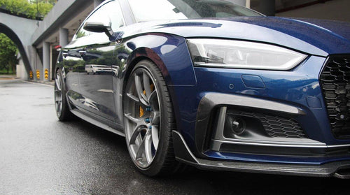 Karbel Carbon Dry Carbon Fiber Front Bumper Upper Valences for Audi S5 & A5 S Line 2017-2019 B9 - Performance SpeedShop