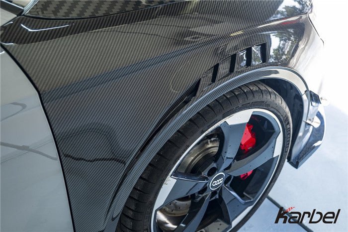 Karbel Carbon Dry Carbon Fiber Front Fenders for Audi A3 & A3 S Line & S3 & RS3 2017-2020 Sedan - Performance SpeedShop