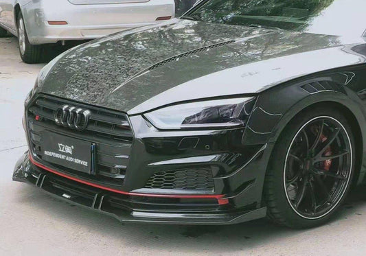 Audi S5 A5 B9 2017 2018 2019 with Aftermarket Parts - Front Fenders Pre-preg Carbon Fiber from Karbel Carbon