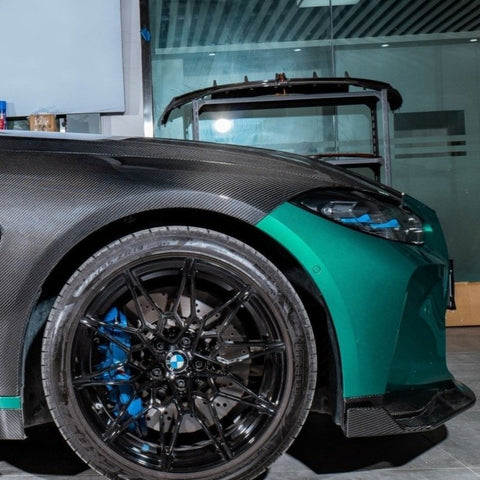 Karbel Carbon Dry Carbon Fiber Front Fenders For BMW M3 G80 2021-ON - Performance SpeedShop
