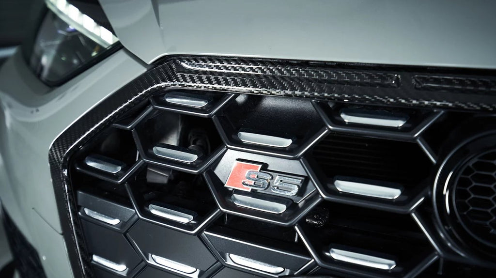 Karbel Carbon Dry Carbon Fiber Front Grill Frame for Audi S5 & A5
