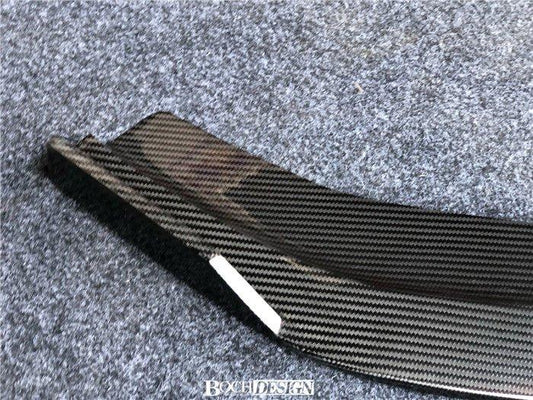 Audi RS5 B9 2018 2019 2020 with Aftermarket Parts - Front Lip Pre-preg Carbon Fiber from Karbel Carbon