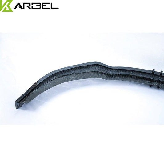 Audi S6 / A6 Avant / A6 (with S-line bumper, does not fit base model) C8 2019 2020 2021 2022 2023 2024 with Aftermarket Parts - Front Lip Pre-preg Carbon Fiber from Karbel Carbon