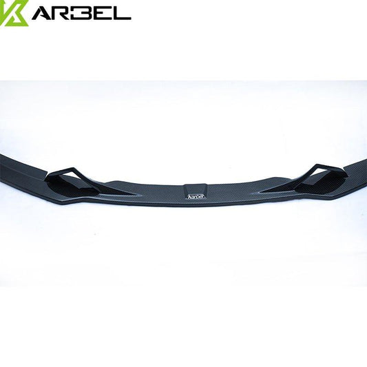 BMW 2 Series M240i 230i (with M-Package bumper) F22/F23 2014 2015 2016 2017 2018 2019 2020 2021 with Aftermarket Parts - Front Lip Pre-preg Carbon Fiber from Karbel Carbon