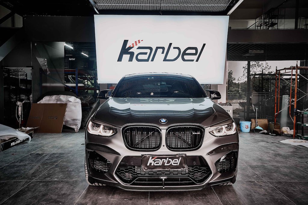 Karbel Carbon Dry Carbon Fiber Front Lip for BMW X4M & X4MC F98 & X3M & X3MC F97 2019-2021 - Performance SpeedShop