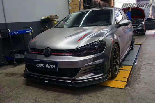 Volkswagen GTI MK7.5 2018 2019 2020 2021 with Aftermarket Parts - Front Lip Pre-preg Carbon Fiber from Karbel Carbon