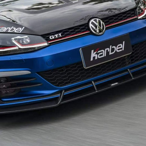 Karbel Carbon Dry Carbon Fiber Front Lip for Volkswagen Golf GTI MK7.5 - Performance SpeedShop