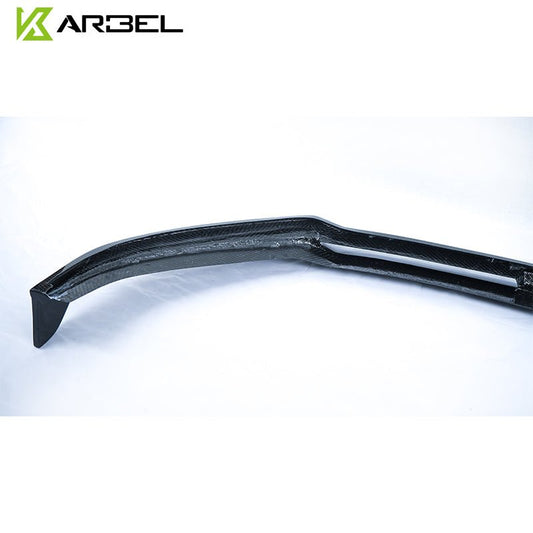 Audi S3 A3 8V & 8V.5 2017 2018 2019 2020 with Aftermarket Parts -  Front Lip Pre-preg Carbon Fiber from Karbel Carbon