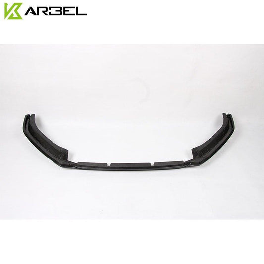 Audi S4 A4 S-line (with s-line bumper, does not fit base model) B9 2017 2018 with Aftermarket Parts - Front Lip Pre-preg Carbon Fiber from Karbel Carbon