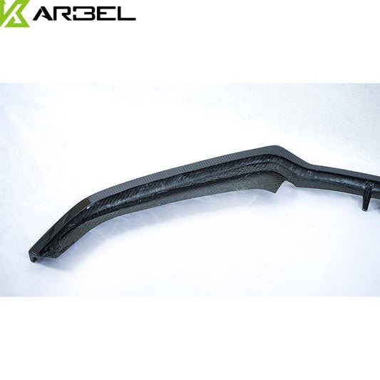 Audi S4 A4 S-line (with s-line bumper, does not fit base model) B9 2017 2018 with Aftermarket Parts - Front Lip Pre-preg Carbon Fiber from Karbel Carbon