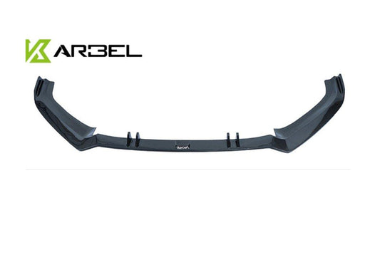 Audi S4 A4 S-line (with s-line bumper, does not fit base model) B9 2017 2018 with Aftermarket Parts - Front Lip Pre-preg Carbon Fiber from Karbel Carbon