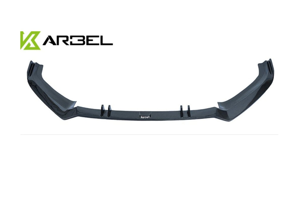 Karbel Carbon Dry Carbon Fiber Front Lip Ver.2 for Audi S4 & A4 S Line 2017-2018 B9 - Performance SpeedShop