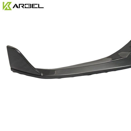 Audi S5 A5 (with s-line bumper, does not base model) B9 2017 2018 2019 with Aftermarket Parts - V2 Style Front Lip Pre-preg Carbon Fiber from Karbel Carbon