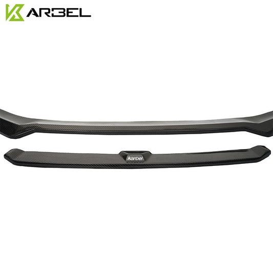 Audi S5 A5 (with s-line bumper, does not base model) B9 2017 2018 2019 with Aftermarket Parts - V2 Style Front Lip Pre-preg Carbon Fiber from Karbel Carbon