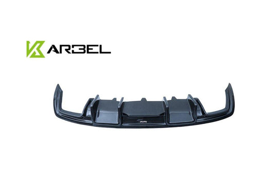 Audi A5 (fits base model, does not fit s-line) B8.5 2012 2013 2014 2015 2016 with Aftermarket Parts - Rear Diffuser Pre-preg Carbon Fiber from Karbel Carbon