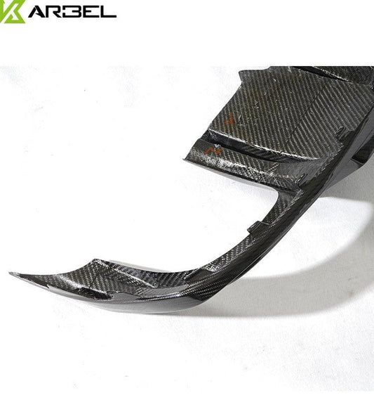 Audi S4 A4 S-line (with s-line bumper, does not fit base model) B8.5 2013 2014 2015 2016 with Aftermarket Parts - Rear Diffuser Pre-preg Carbon Fiber from Karbel Carbon