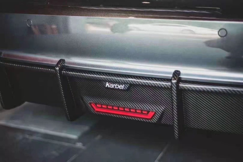 Karbel Carbon Dry Carbon Fiber Rear Diffuser for Audi S6 & A6 S-Line & A6 Avant 2019-ON C8 - Performance SpeedShop