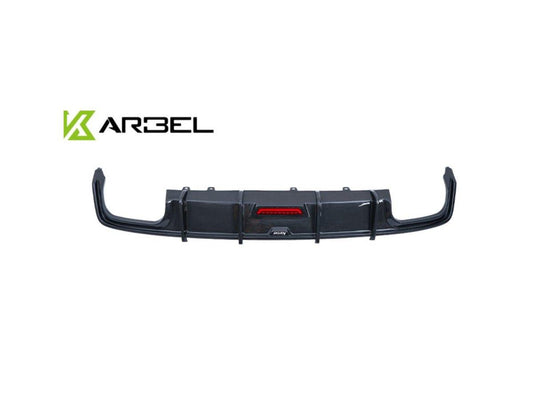 Audi S6 / A6 Avant / A6 S-line / A6 C8 2019 2020 2021 2022 2023 2024 with Aftermarket Parts - Rear Diffuser Pre-preg Carbon Fiber from Karbel Carbon