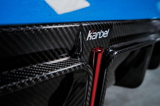 Audi S4 B9.5 2020-ON with Aftermarket Parts - Rear Diffuser & Canards V1 Style Pre-preg Carbon Fiber from Karbel Carbon