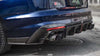 Karbel Carbon Dry Carbon Fiber Rear Diffuser Ver.1 with Brake Light for Audi S4 2020-ON B9.5 - Performance SpeedShop