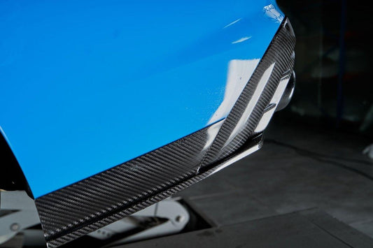 Audi S4 B9.5 2020-ON with Aftermarket Parts - Rear Diffuser & Canards V1 Style Pre-preg Carbon Fiber from Karbel Carbon