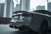 Karbel Carbon Dry Carbon Fiber Rear Diffuser Ver.1 with Brake Light for Audi S5 & A5 S Line 2020-ON B9.5 - Performance SpeedShop