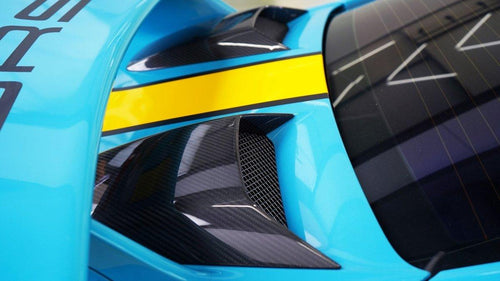 Karbel Carbon Dry Carbon Fiber Rear Engine Cover Trim for Porsche 911 991.2 GT3 - Performance SpeedShop