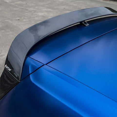 Karbel Carbon Dry Carbon Fiber Rear Roof Spoiler Ver.1 for Volkswagen Golf GTI MK7.5 - Performance SpeedShop