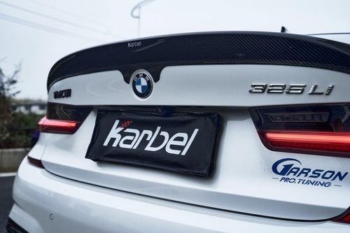 Karbel Carbon Dry Carbon Fiber Rear Spoiler for BMW 3 Series G20 & M3 G80 - Performance SpeedShop