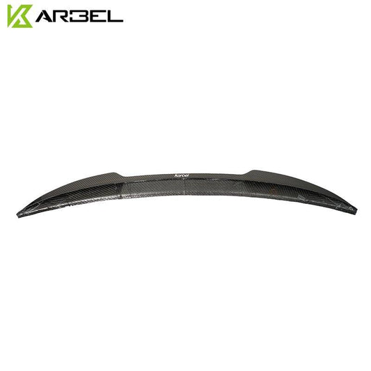 Audi S4 A4 B9 / B9.5 2017 2018 2019 2020 2021 2022 2023 2024 with Aftermarket Parts - Rear Spoiler Pre-preg Carbon Fiber from Karbel Carbon