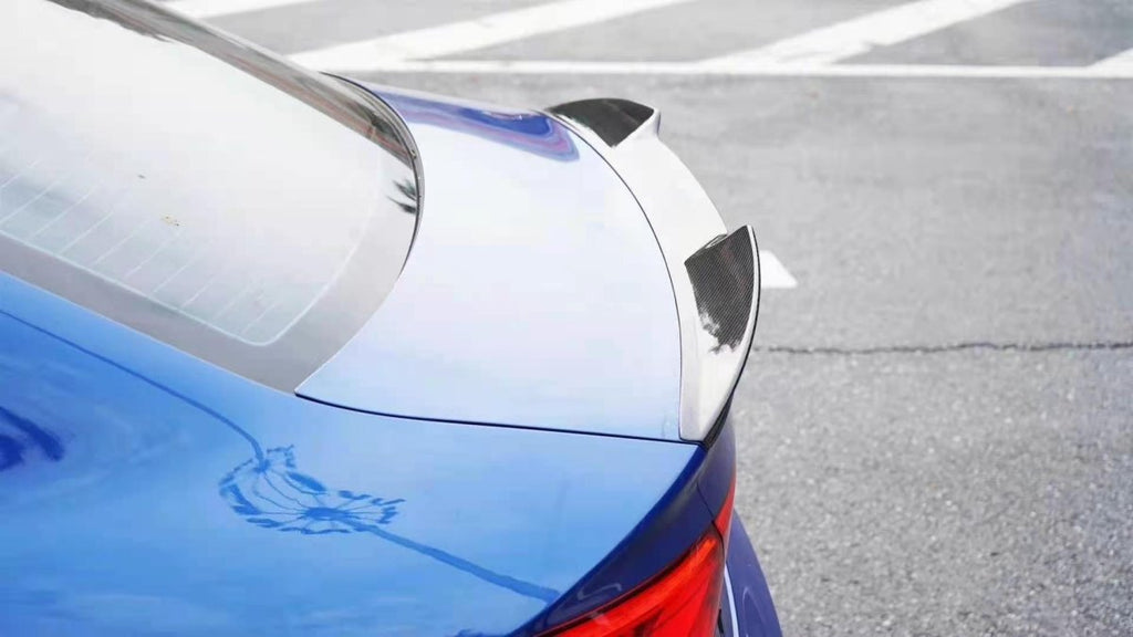 Karbel Carbon Dry Carbon Fiber Rear Spoiler Ver.2 for Audi RS3 2014-2020 A3 & A3 S Line & S3 2014-2020 Sedan - Performance SpeedShop