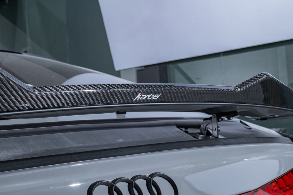 Karbel Carbon Dry Carbon Fiber Rear Spoiler Ver.2 for Audi RS7 S7 A7 2019-ON C8 - Performance SpeedShop