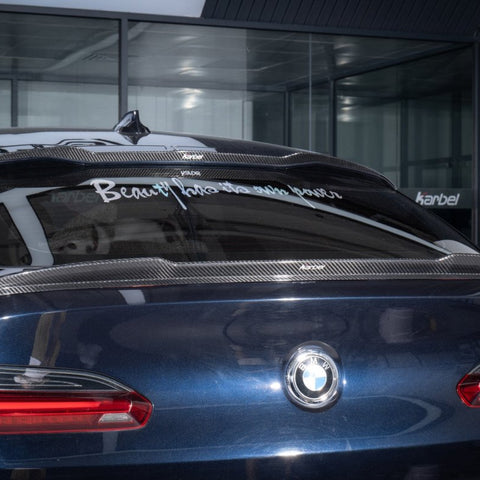 Karbel Carbon Dry Carbon Fiber Rear Trunk Spoiler for BMW X4 & X4M & X4MC F98 G02 2019-2021 - Performance SpeedShop
