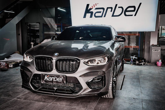 BMW X3 X3M X3MC G01 F97 (Fits Both Pre-LCI & LCI) 2019-ON & X4 X4M X4MC G02 F98 (Fits Both Pre-LCI & LCI) 2019-ON with Aftermarket Parts - Side Skirts Pre-preg Carbon Fiber from Karbel Carbon