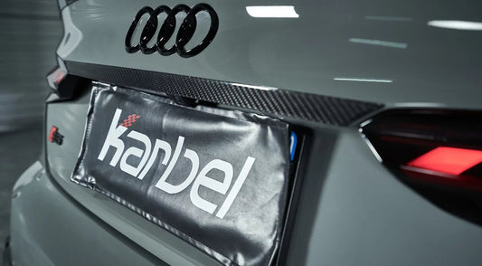 Audi RS5 S5 A5 B9.5 2020 2021 2022 2023 2024 with Aftermarket Parts - Rear Trunk Lid Pre-preg Double-sided Carbon Fiber from Karbel Carbon