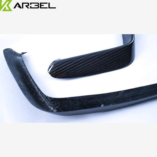 Audi S4 A4 S-line (with s-line bumper, does not fit base model) B8.5 2013 2014 2015 2016 with Aftermarket Parts - Upper ValencesPre-preg Carbon Fiber from Karbel Carbon