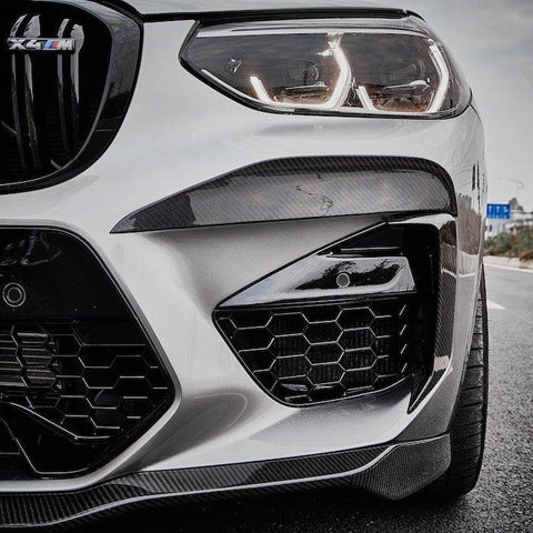 Karbel Carbon Dry Carbon Fiber Upper Valences for BMW X4M & X4MC F98 & X3 - Performance SpeedShop