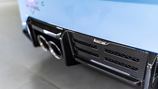 BMW M2 / M2C G87 2023-ON with Aftermarket Parts - Rear Diffuser & Canards Pre-preg Carbon Fiber from Karbel Carbon