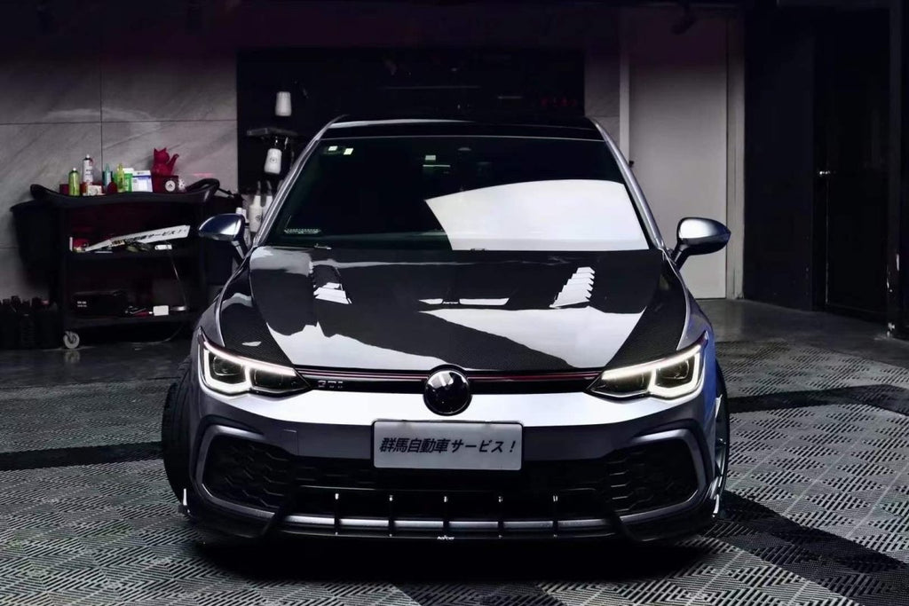 Karbel Carbon Pre-preg Carbon Fiber Front Lip for Volkswagen GTI MK8 - Performance SpeedShop