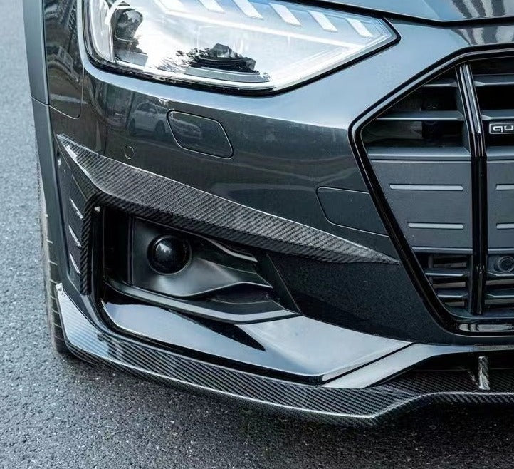 Karbel Carbon Pre-preg Carbon Fiber Front Upper Valences Audi A4 Allroad B9.5 2020-ON - Performance SpeedShop