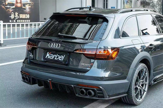 Audi A4 allroad B9.5 2020-ON with Aftermarket Parts - Rear Diffuser Pre-preg Carbon Fiber from Karbel Carbon