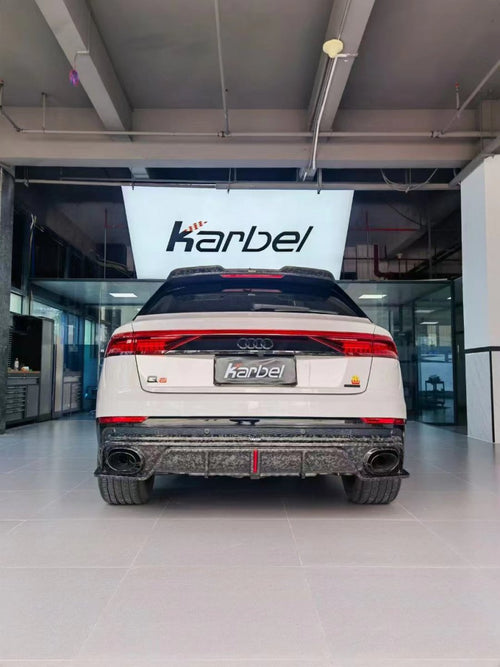 Karbel Carbon Pre-preg Carbon Fiber Rear Diffuser For Audi SQ8 Q8 S-line 2020-2022 - Performance SpeedShop