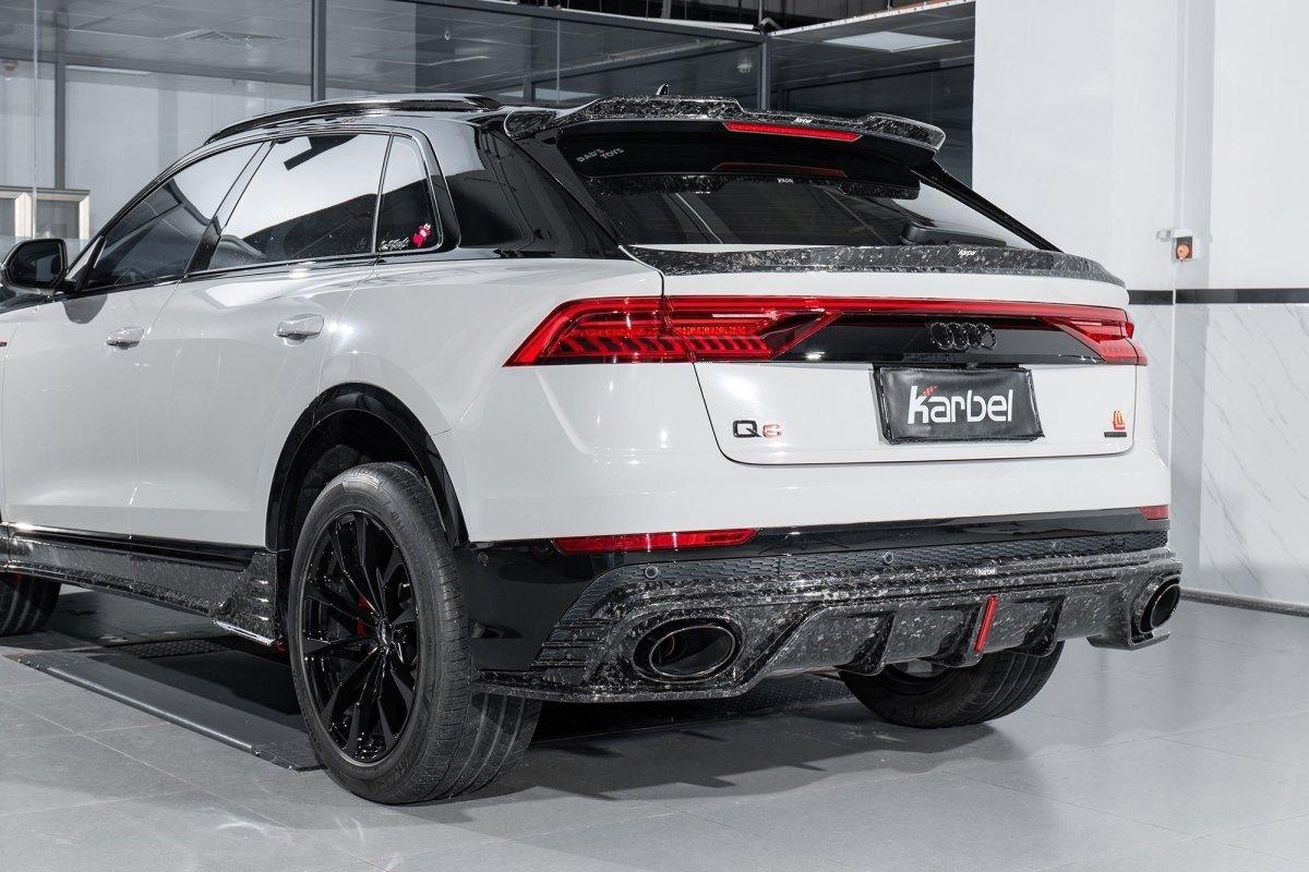 Audi Q8 2019-ON Aftermarket Parts - Karbel Carbon Rear Diffuser Carbon ...