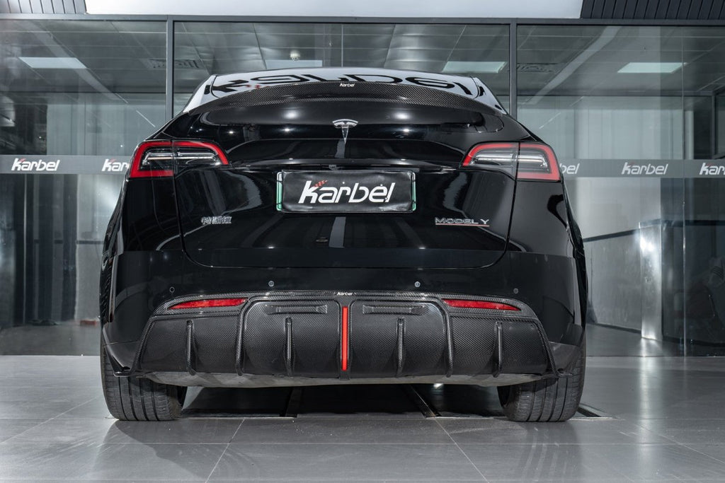 Carbon Fiber Rear Diffuser for Tesla Model Y – Performance SpeedShop