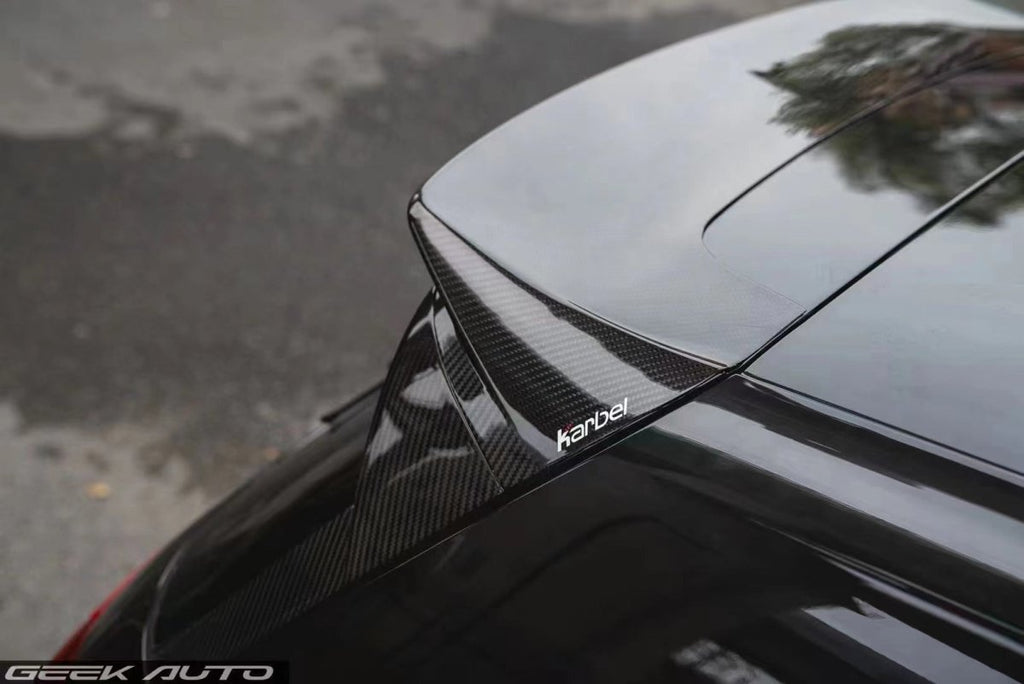 Karbel Carbon Pre-preg Carbon Fiber Rear Roof Spoiler for Volkswagen GTI MK8 - Performance SpeedShop