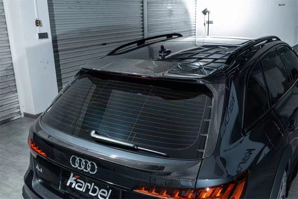 Karbel Carbon Pre-preg Carbon Fiber Rear Trunk Spoiler Audi A4 Allroad B9.5 2020-ON - Performance SpeedShop